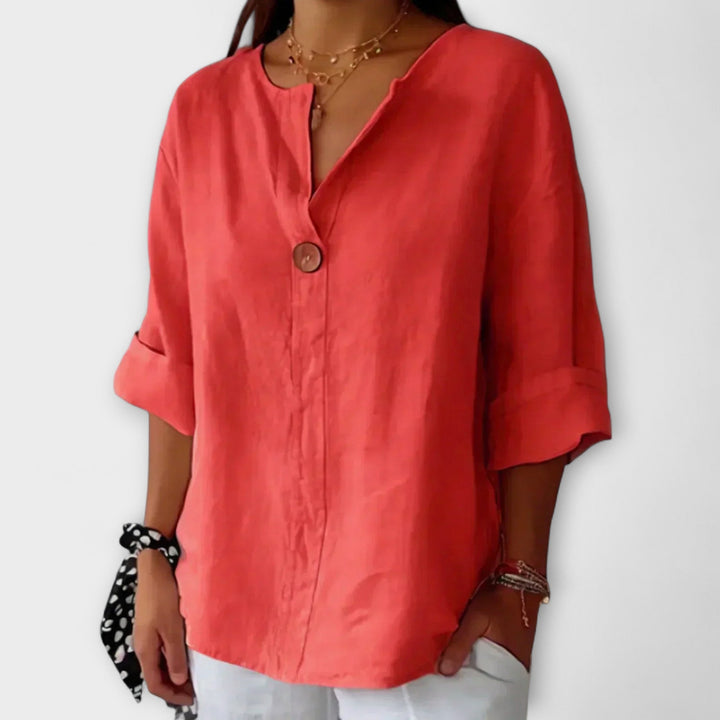 Nicole - Tyylikäs paita V-kaula-aukolla