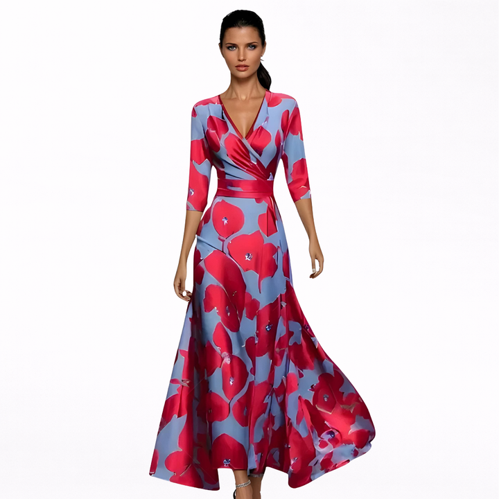 Emilia | Maxi Kukallinen Mekko Elegantti