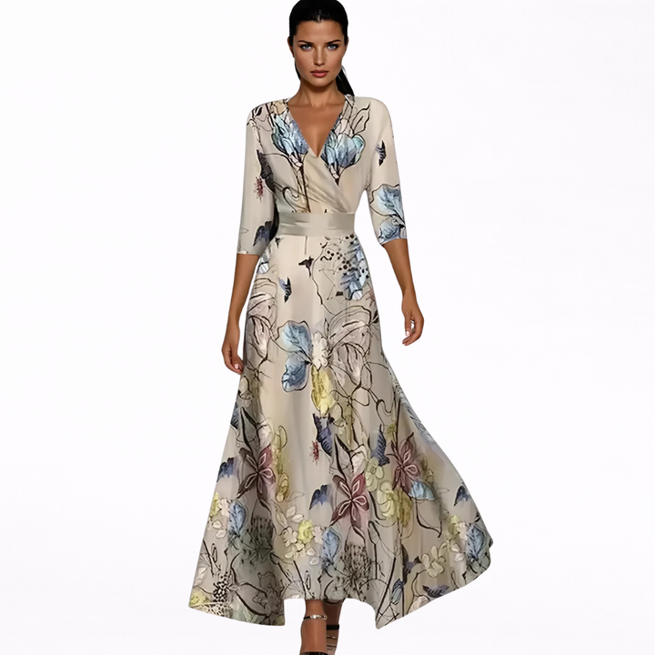 Emilia | Maxi Kukallinen Mekko Elegantti