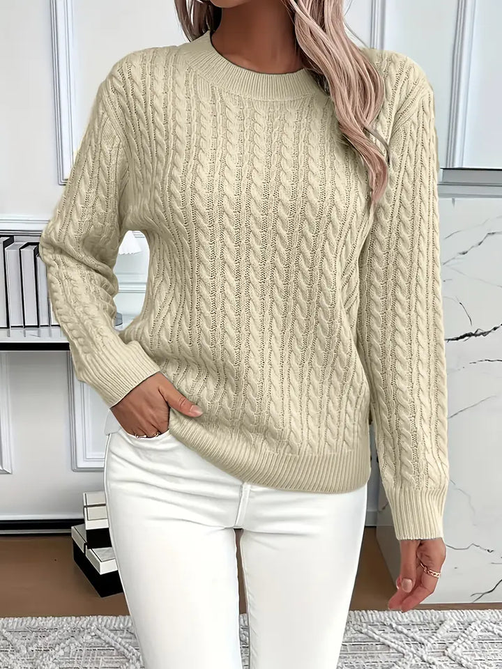 Quinisha – Neulepusero, jossa on palmikkokuvio