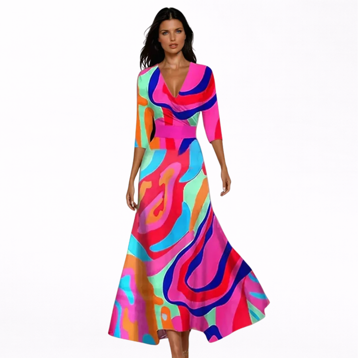 Emilia | Maxi Kukallinen Mekko Elegantti