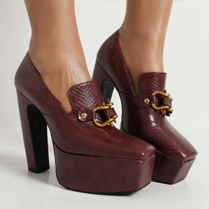 Alessia Platform-Korkokengät