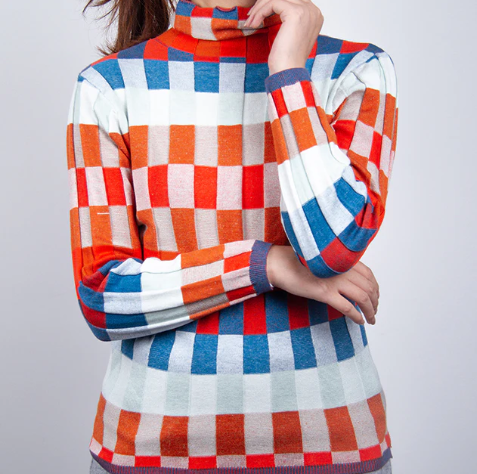 Erika - Patchwork poolotunika