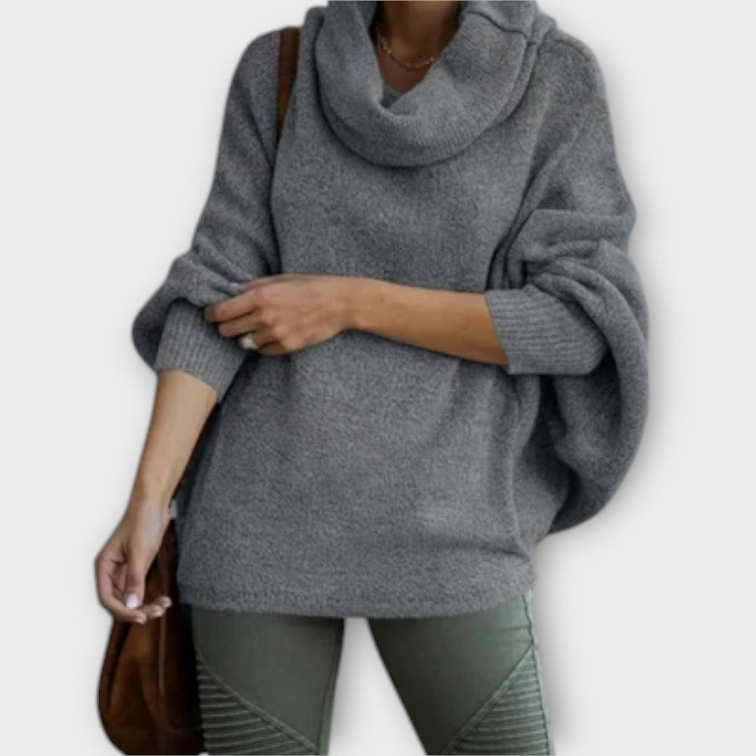 Ulrike - Tyylikäs turtleneck-naisten villapaita