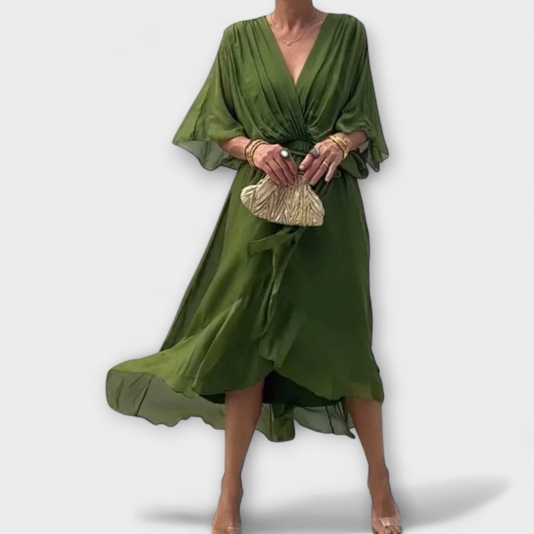 Amoura - Shaffonklei V-Neck Top