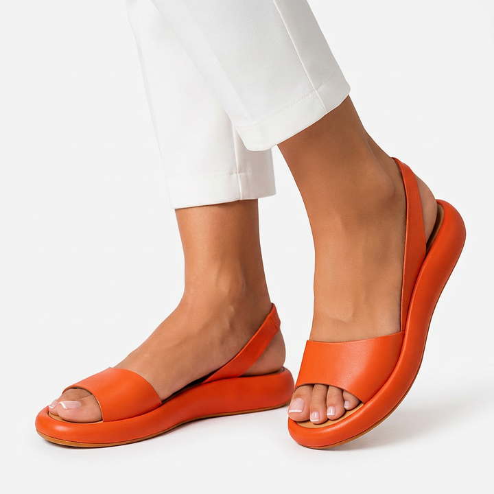 Evie™ | Liukumista Estävät Peep-Toe Sandaalit – Tyylikäs Vakaus ja Äärimmäinen Mukavuus