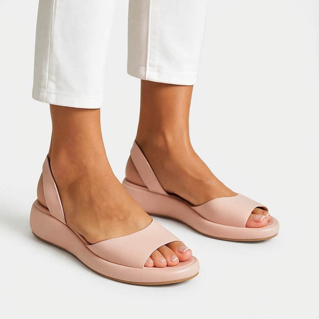 Evie™ | Liukumista Estävät Peep-Toe Sandaalit – Tyylikäs Vakaus ja Äärimmäinen Mukavuus